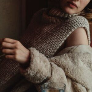 Anthropologie turtleNeck vest